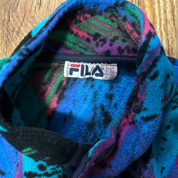Vintage Italy Ski Team Fila Fleece - Picture 2 of 2